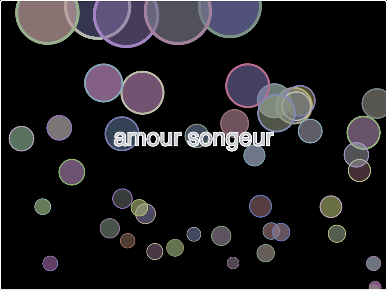 Amour songeur!