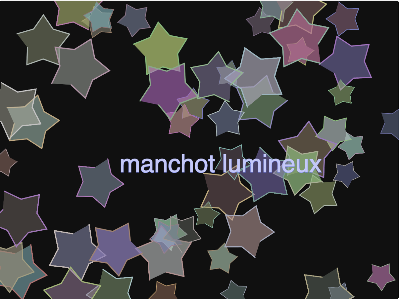 manchot lumineux